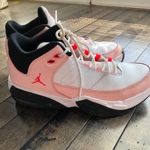 Nike Air Jordan basketball shoes .  Big kids size 7